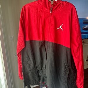 Jordan Red and Black Men's Jacket
